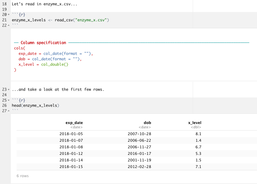 Import of Enzyme X CSV