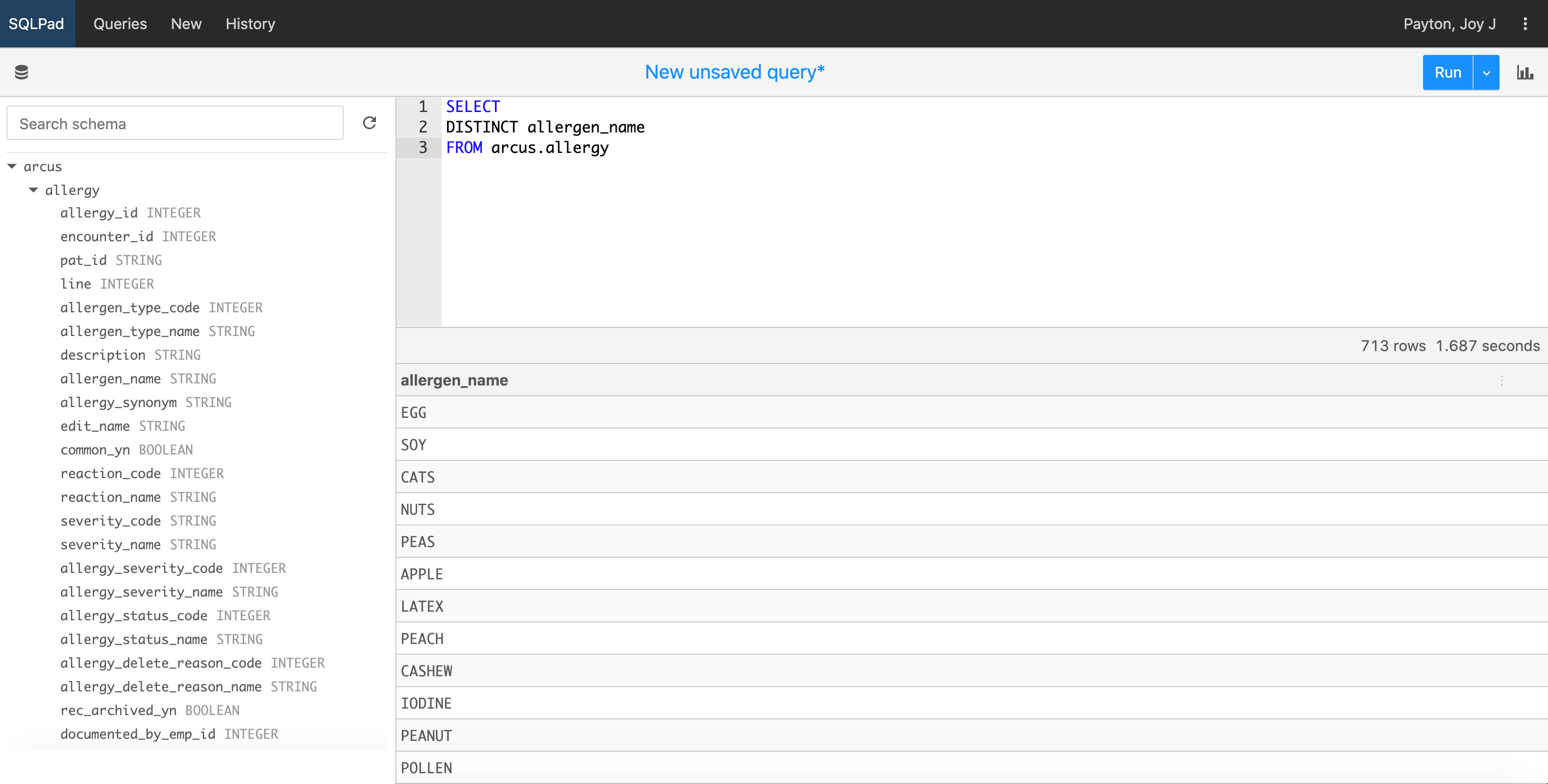 ADR Data in an Arcus lab